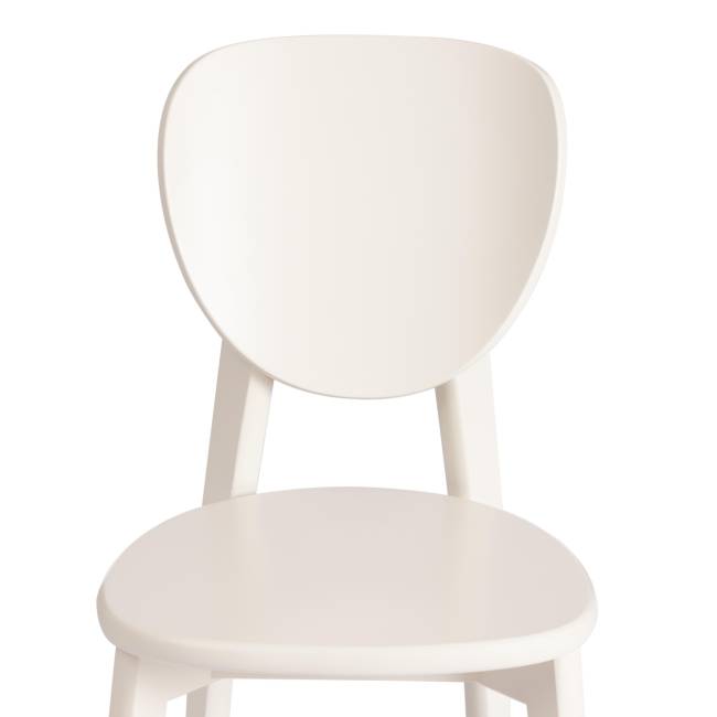 Стул DIAMANTE жесткое сидение / 1 шт. в упаковке бук, 42 х 42 х 85 см, ivory white белый бук Стул DIAMANTE жесткое сидение / 1 шт. в упаковке бук, 42 х 42 х 85 см, ivory white белый бук