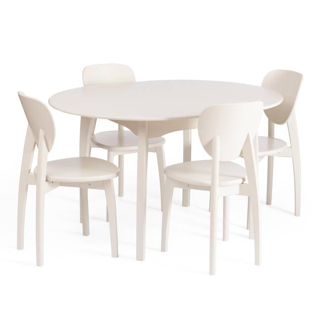 Стул DIAMANTE жесткое сидение / 1 шт. в упаковке бук, 42 х 42 х 85 см, ivory white белый бук Стул DIAMANTE жесткое сидение / 1 шт. в упаковке бук, 42 х 42 х 85 см, ivory white белый бук