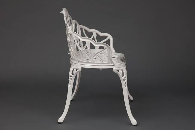 Скамья Secret De Maison Strauss (Штраус) алюминиевый сплав, 99хх56х76см, butter white белый алюминиевый сплав Скамья Secret De Maison Strauss (Штраус) алюминиевый сплав, 99хх56х76см, butter white белый алюминиевый сплав