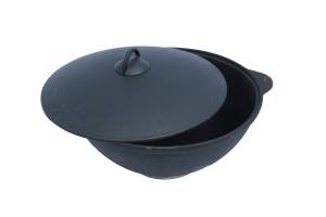 Казан чугунный 10л. С крышкой