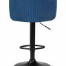Стул барный DOBRIN DARCY BLACK, синий велюр (1922-20)