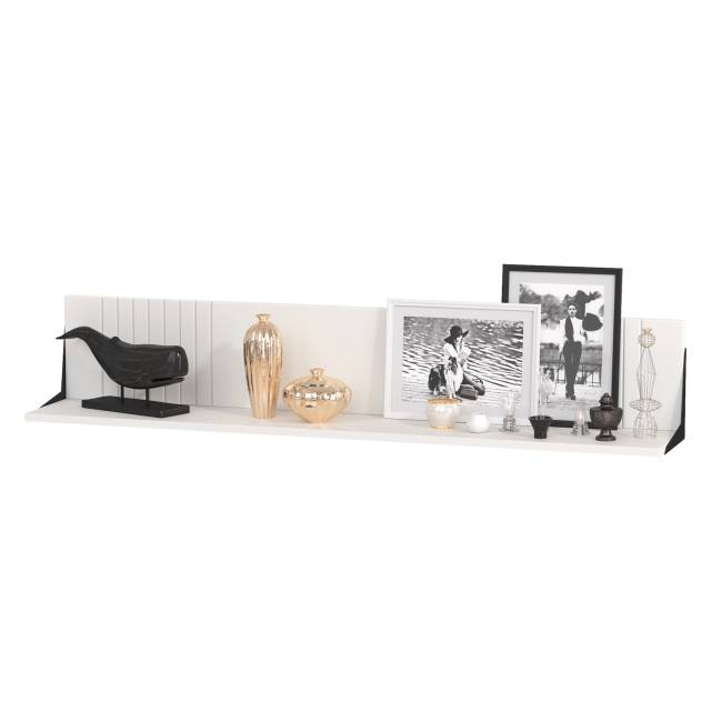 Два широких комода Валенсия и четыре навесных полки цвет белый шагрень Два широких комода Валенсия и четыре навесных полки цвет белый шагрень