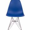 Стул Eames темно-синий, опора металл