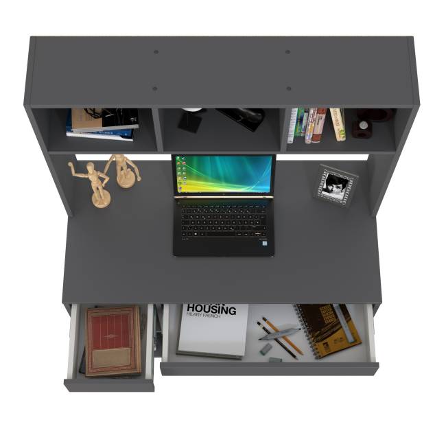 Компьютерный стол Комфорт 12.77F цвет тёмно-серый Компьютерный стол Комфорт 12.77F цвет тёмно-серый