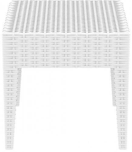 Столик плетеный для шезлонга GT 1009White Столик плетеный для шезлонга GT 1009White