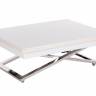 Стол-трансформер Левмар Cross D78/S79 белый/ опоры нерж.сталь Стол-трансформер Левмар Cross D78/S79 белый/ опоры нерж.сталь
