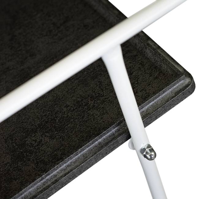 Стол сервировочный Новум белый/серый графит/серый бетон