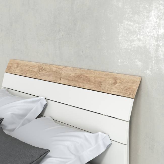 Муссон Спальня № 16 цвет белый/дуб эндгрейн элегантный, ортопед Муссон Спальня № 16 цвет белый/дуб эндгрейн элегантный, ортопед