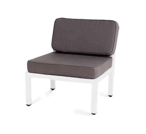 "Глория" модуль диванный центральный, каркас из алюминия "Глория" модуль диванный центральный, каркас из алюминия