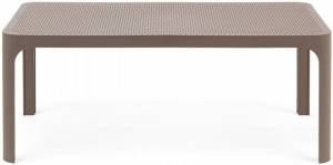 Столик пластиковый журнальный Net Table 100 тортора 1000х600х400 мм