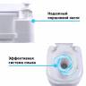 Биотуалет Lupmex, белый с серым 79002 с индикатором