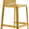 Стул пластиковый полубарный Net Stool Mini горчичный 485х510х900 мм Стул пластиковый полубарный Net Stool Mini горчичный 485х510х900 мм