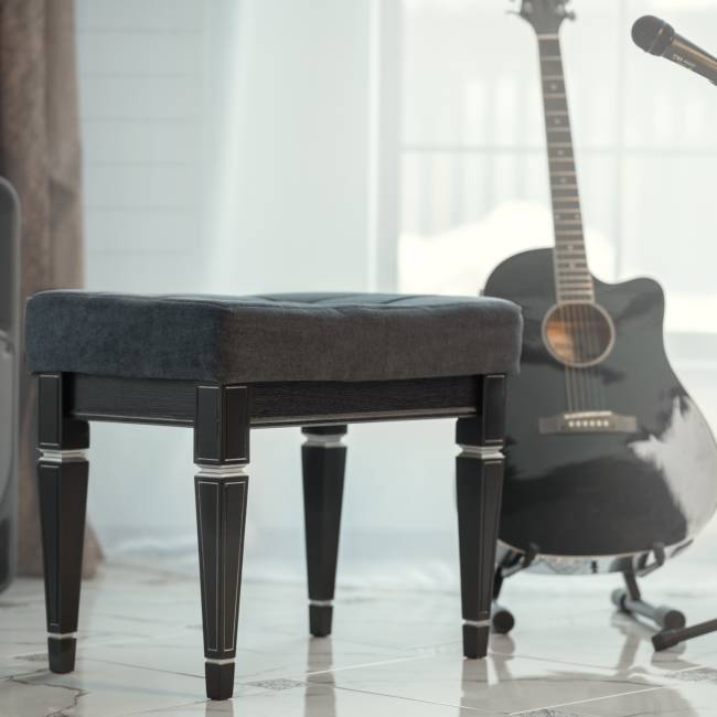 Банкетка Васко В 97Н венге/серебро Банкетка Васко В 97Н венге/серебро