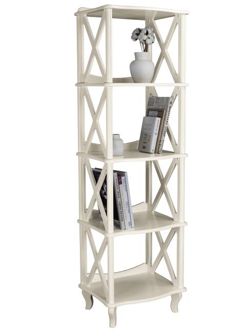 Этажерка-стеллаж Джульетта 4 уровня, дуб шампань Л