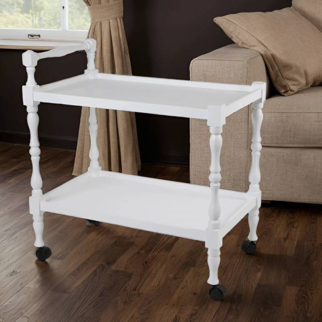 Стол сервировочный Бридж белый Стол сервировочный Бридж белый