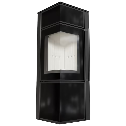 Печь Kratki Pro TORA/S 8 кВт, чёрное стекло