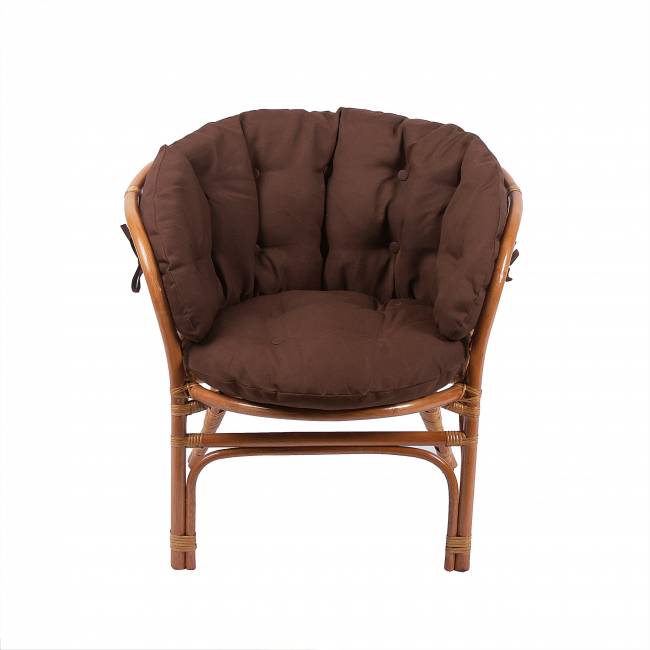 Комплект кофейный из нат. ротанга "Багама S" (2+1), коньяк Комплект кофейный из нат. ротанга "Багама S" (2+1), коньяк