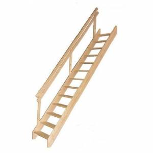 Мансардная лестница из ели М-012у Мансардная лестница из ели М-012у