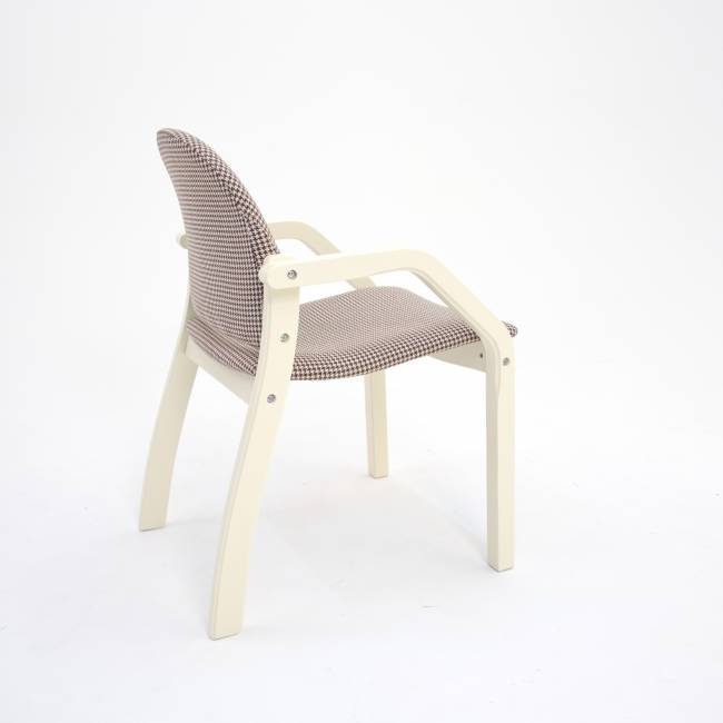 Стул-кресло Джуно 2.0 слоновая кость/гусиная лапка