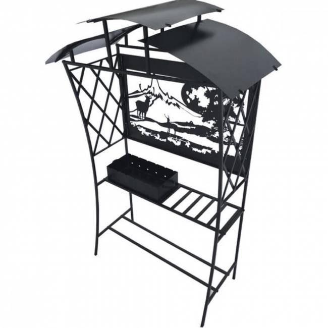 Мангал с крышей Горный олень 1,2 м Мангал с крышей Горный олень 1,2 м