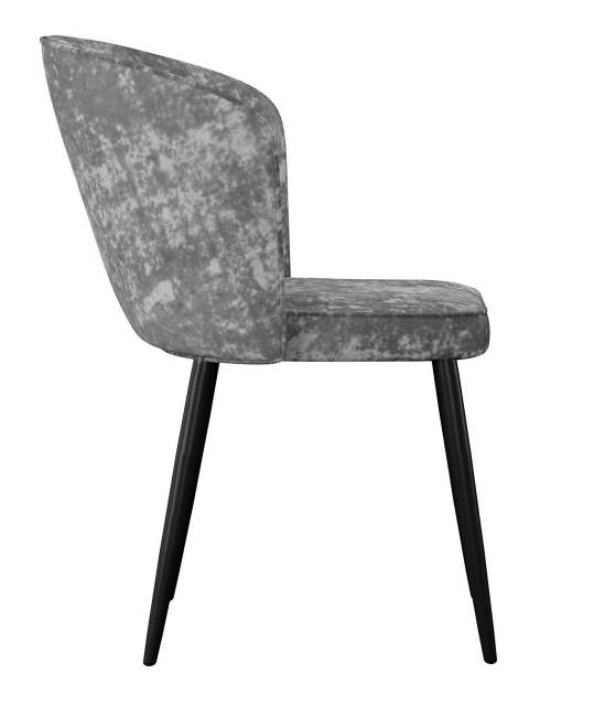 Стул DikLine 348 поворотный M13 светло-серый, ножки черные Стул DikLine 348 поворотный M13 светло-серый, ножки черные