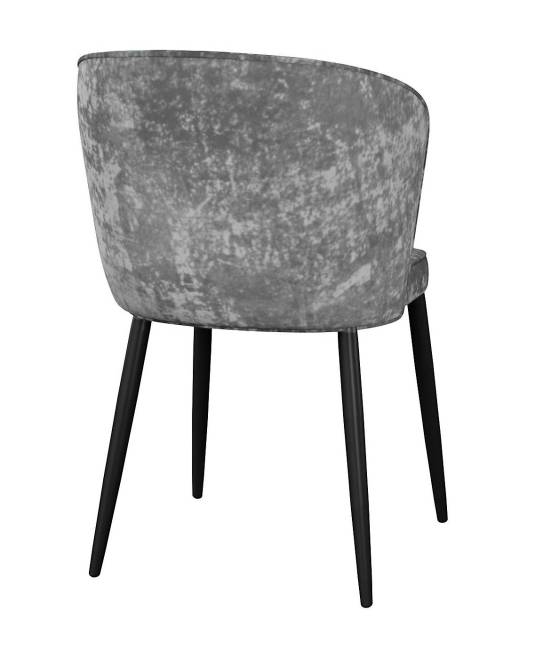 Стул DikLine 348 поворотный M13 светло-серый, ножки черные Стул DikLine 348 поворотный M13 светло-серый, ножки черные