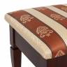 Банкетка Ретро М с ящиком средне-коричневый, ткань полоса коричн. Банкетка Ретро М с ящиком средне-коричневый, ткань полоса коричн.