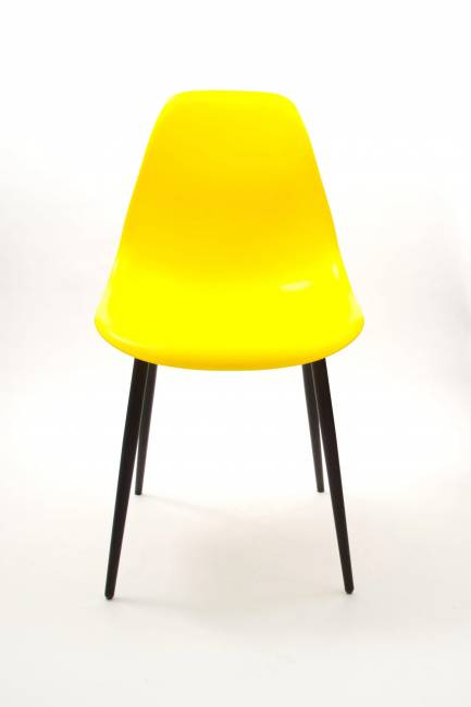 Стул Туссе чёрный /жёлтый