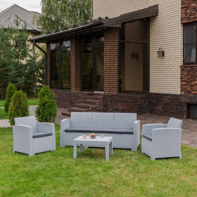 Комплект мебели LANA М светло-серый Комплект мебели LANA М светло-серый