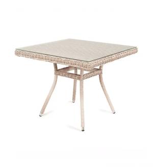 "Айриш" стол плетеный из искусственного ротанга, цвет бежевый "Айриш" стол плетеный из искусственного ротанга, цвет бежевый