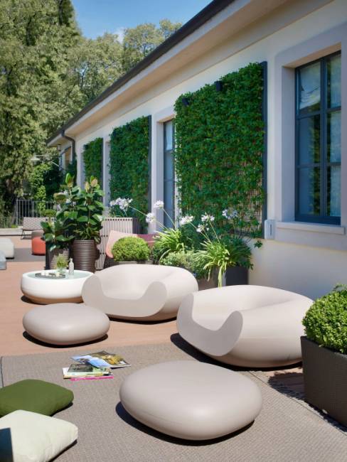 Кресло пластиковое Chubby Standard тортора 1300х1200х560 мм