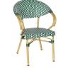 "Грас" плетеный стул из искусственного ротанга, цвет зеленый "Грас" плетеный стул из искусственного ротанга, цвет зеленый