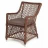 "Латте" плетеное кресло из искусственного ротанга, цвет коричневый