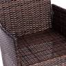 Лаундж сет (диван+2кресла+столик+подушки) (mod. 210013 А) пластиковый ротанг, 107х60х83см/60х60х83см/79,5х45,5х34см, темно-коричневый, ткань DB-18 серый Лаундж сет (диван+2кресла+столик+подушки) (mod. 210013 А) пластиковый ротанг, 107х60х83см/60х60х83см/79,5х45,5х34см, темно-коричневый, ткань DB-18 серый
