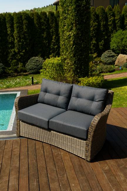 Диван 2-х местный "Венеция", коричневый Диван 2-х местный "Венеция", коричневый