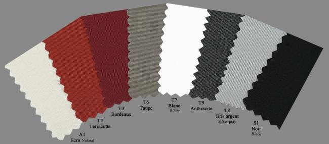 Зонт профессиональный Ø3.5 м Torino Braccio имитация ироко, слоновая кость Ø3500 мм