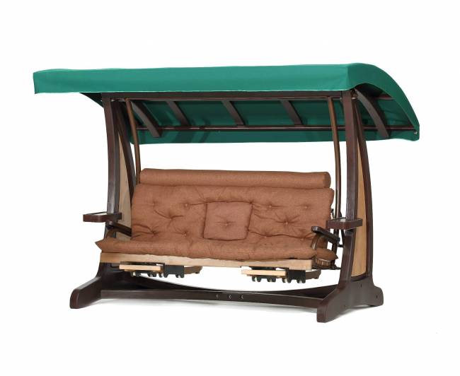 Качели садовые "Валенсия III" Премиум (лиственница)