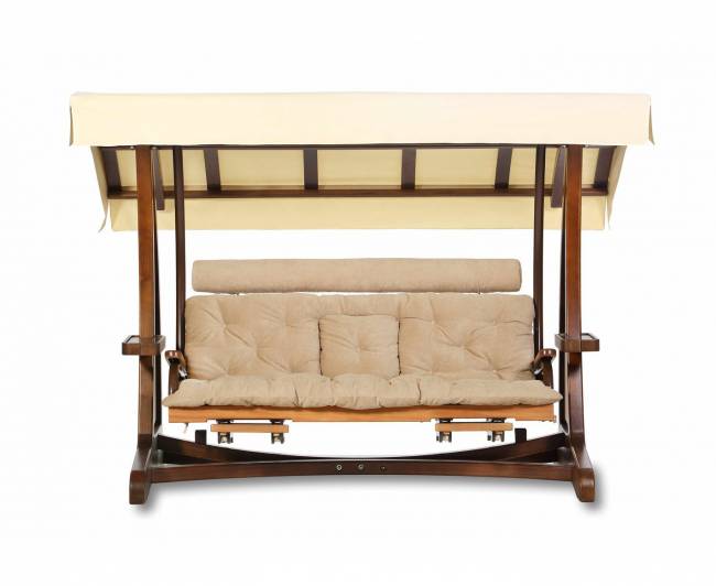 Качели садовые "Валенсия III" Премиум (лиственница)