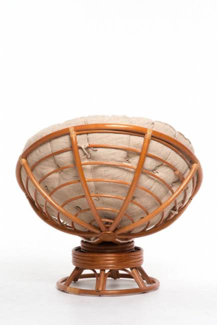 Кресло-качалка "PAPASAN" коньяк с механизмом рогожка Кресло-качалка "PAPASAN" коньяк с механизмом рогожка