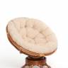 Кресло-качалка "PAPASAN" коньяк с механизмом рогожка Кресло-качалка "PAPASAN" коньяк с механизмом рогожка
