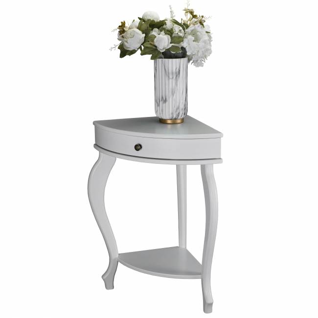 Консоль угловая Элегант молочный дуб Л Консоль угловая Элегант молочный дуб Л