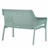 Диван пластиковый Net Bench ментоловый 1160х700х860 мм Диван пластиковый Net Bench ментоловый 1160х700х860 мм