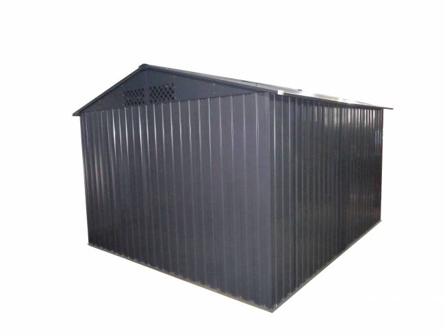 Металлический хозблок Greenstorage "Эван E", серый/шоколад Металлический хозблок Greenstorage "Эван E", серый/шоколад