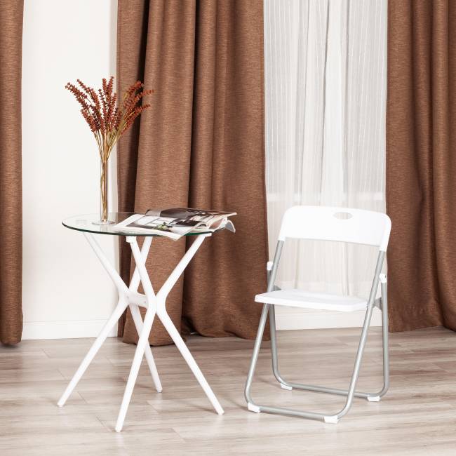 Стул складной FOLDER (mod. 3017H) каркас: металл, сиденье/спинка: пластик, 49 x 46.5 x 73.5 см, white (белый) / grey (серый) (Комплект из 6 шт.) белый, серый каркас: металл, сиденье/спинка: пластик Стул складной FOLDER (mod. 3017H) каркас: металл, сиденье/спинка: пластик, 49 x 46.5 x 73.5 см, white (белый) / grey (серый) (Комплект из 6 шт.) белый, серый каркас: металл, сиденье/спинка: пластик
