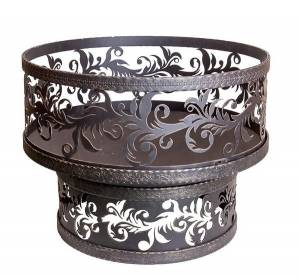 Кованая костровая чаша Русские узоры (с функцией мангала) 66 Х 70 Х 70 Кованая костровая чаша Русские узоры (с функцией мангала) 66 Х 70 Х 70