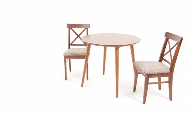 Стул Ингольф ПМ орех/гусиная лапка бежевый Стул Ингольф ПМ орех/гусиная лапка бежевый