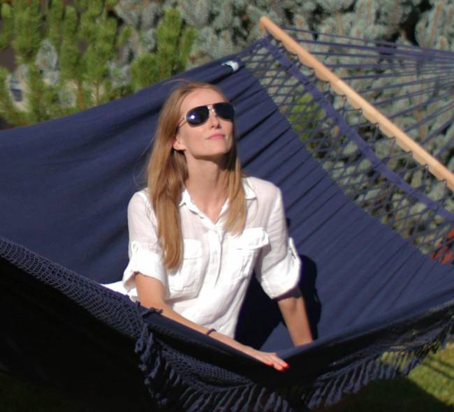 Гамак двухместный TULIP синий Гамак двухместный TULIP синий