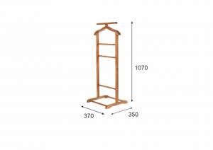Вешалка костюмная В 6Н средне-коричневый
