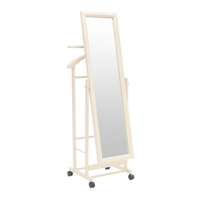 Вешалка с зеркалом Leset Сиэтл Слоновая кость Вешалка с зеркалом Leset Сиэтл Слоновая кость