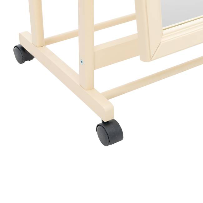 Вешалка с зеркалом Leset Сиэтл Слоновая кость Вешалка с зеркалом Leset Сиэтл Слоновая кость